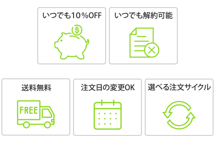 5つのお得ポイント